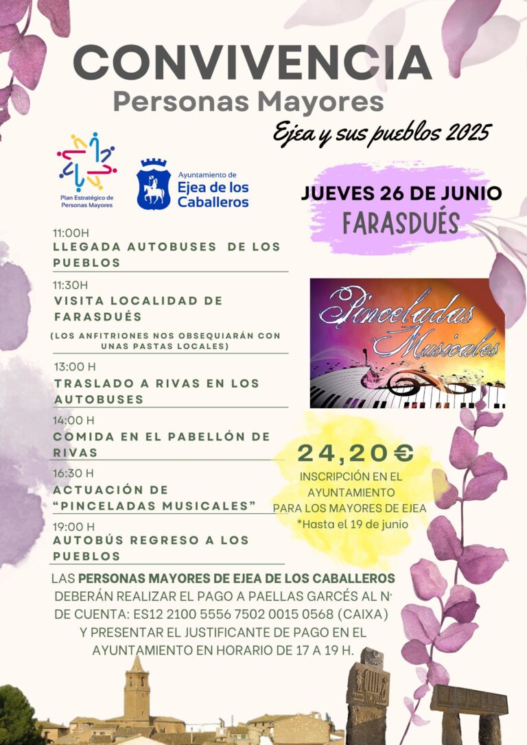 Lee más sobre el artículo Jornada Convivencia Mayores