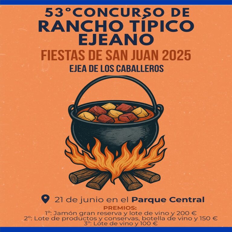 Lee más sobre el artículo Apertura del plazo de inscripción del “53 Concurso de rancho típico ejeano”