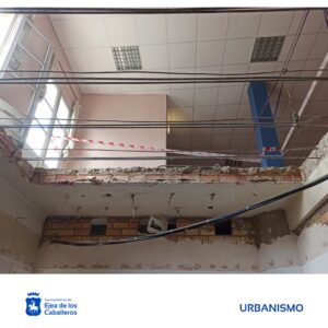 Lee más sobre el artículo Comienzan las obras para la mejora de la eficiencia energética y accesibilidad en el edificio del Casino España de Ejea