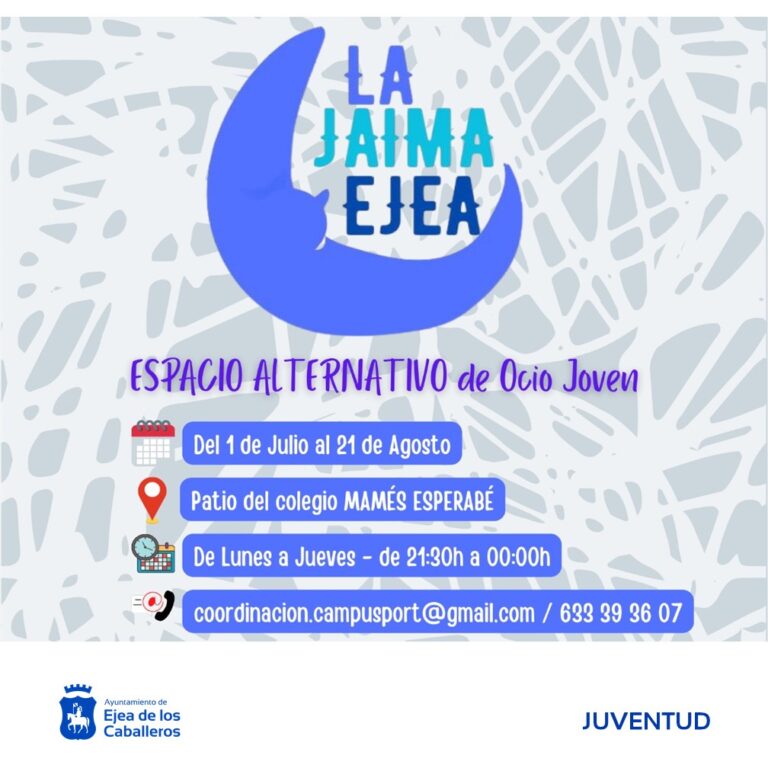 Lee más sobre el artículo Apertura de La Jaima, un espacio de ocio para la juventud ejeana