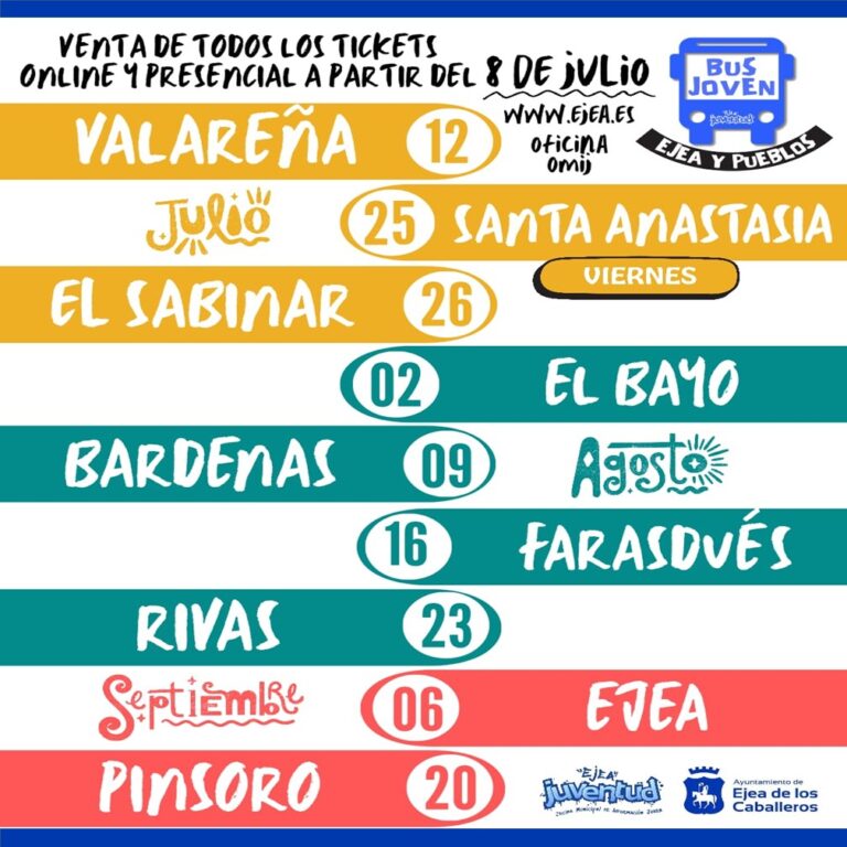 Lee más sobre el artículo El Bus Joven regresa para acercar a la juventud de Ejea a las fiestas de sus pueblos