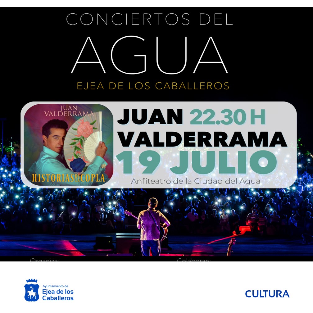 En este momento estás viendo Juan Valderrama y su espectáculo “Historias de la copla” inaugura la edición de los Conciertos del Agua