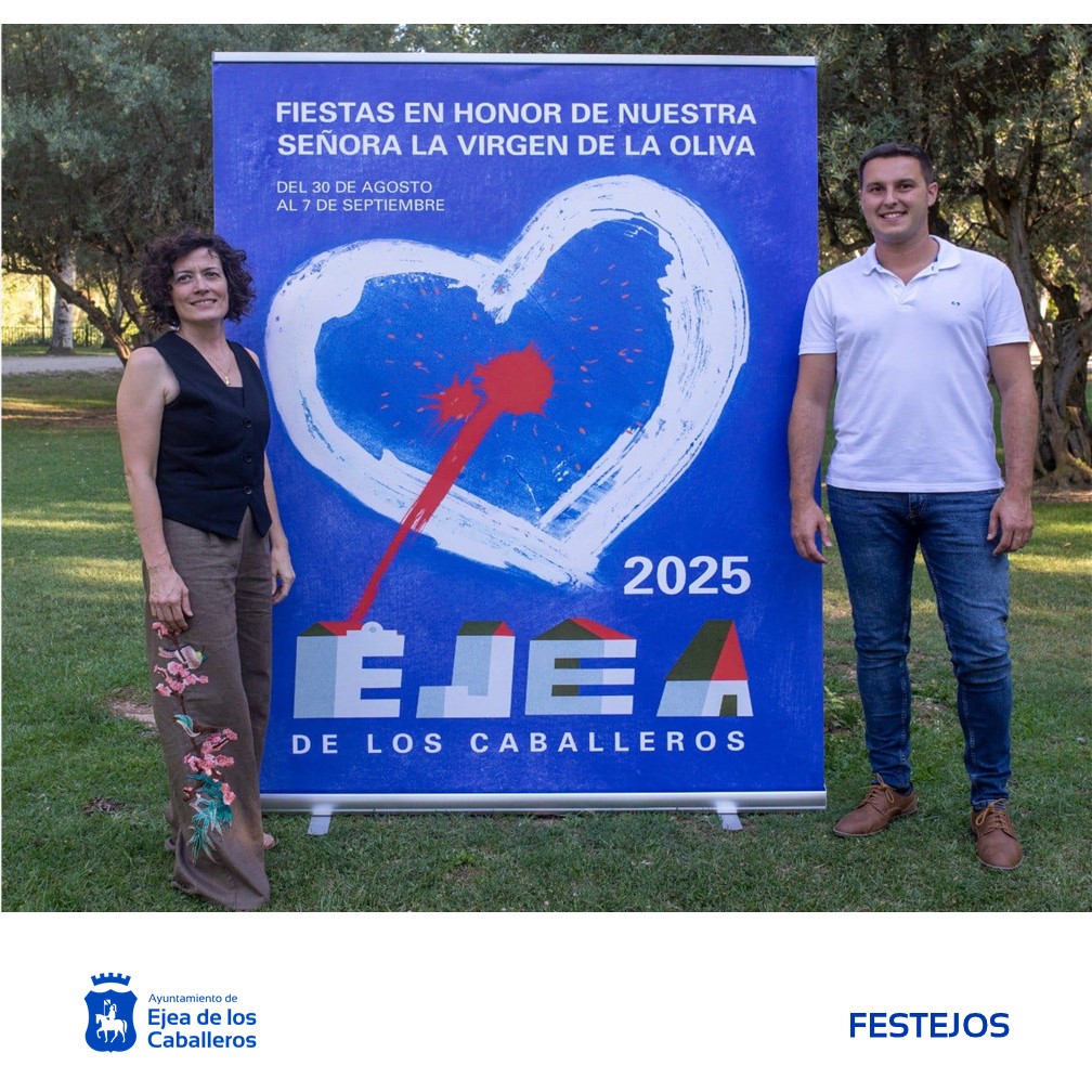 En este momento estás viendo “El corazón de la fiesta”, obra de Cruz Navarro Durá, resulta ganadora del concurso del cartel anunciador de las fiestas de la Virgen de la Oliva 2025