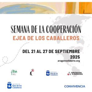 Lee más sobre el artículo Ejea celebrará la Semana de la Cooperación del 21 al 27 de septiembre de 2025