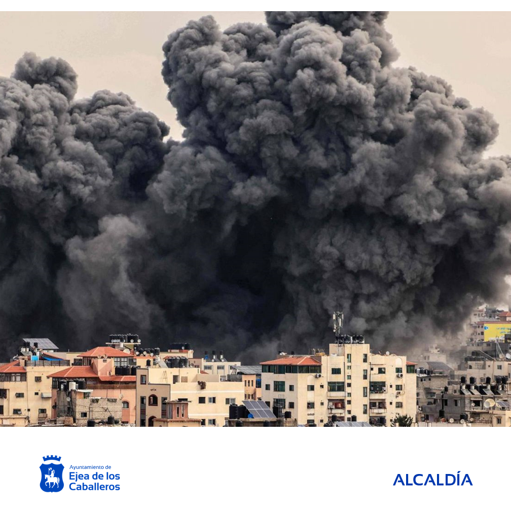 En este momento estás viendo El Ayuntamiento de Ejea condena la ocupación ilegal y el genocidio de la población palestina por parte del Estado de Israel