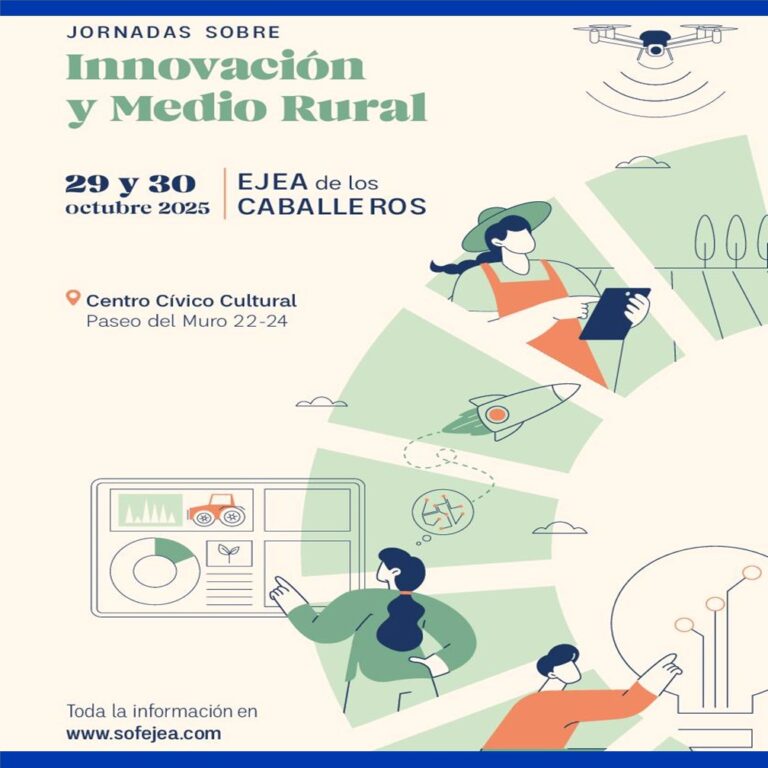 Lee más sobre el artículo Ejea de los Caballeros acogerá una jornada para reflexionar sobre la innovación como palanca para un desarrollo sostenible del medio rural