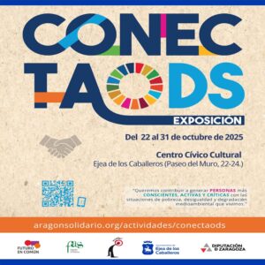 Lee más sobre el artículo La exposición itinerante ConectaODS llega a Ejea para acercar los Objetivos de Desarrollo Sostenible a la ciudadanía