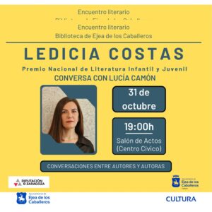 Lee más sobre el artículo Encuentro con la autora Ledicia Costas, Premio Nacional de Literatura Infantil