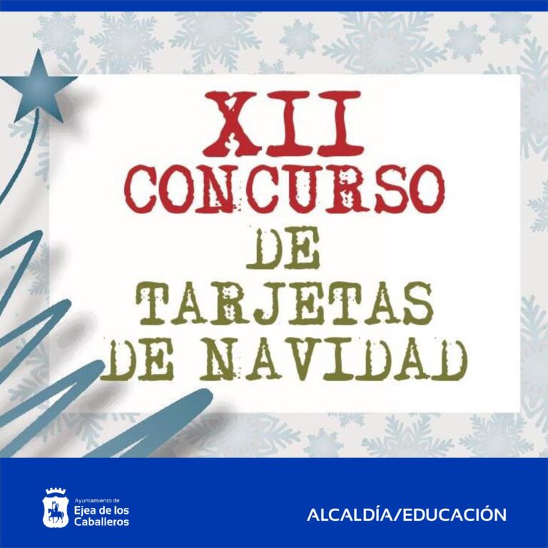 Lee más sobre el artículo El Ayuntamiento de Ejea convoca a los estudiantes de E.S.O y Bachillerato para participar en el “XII Concurso de Tarjetas de Navidad”