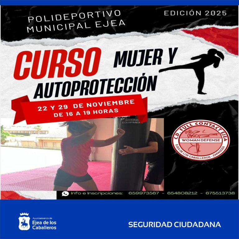 Lee más sobre el artículo Talleres de Autoprotección Personal para la prevención de la violencia de género en Ejea y sus Pueblos