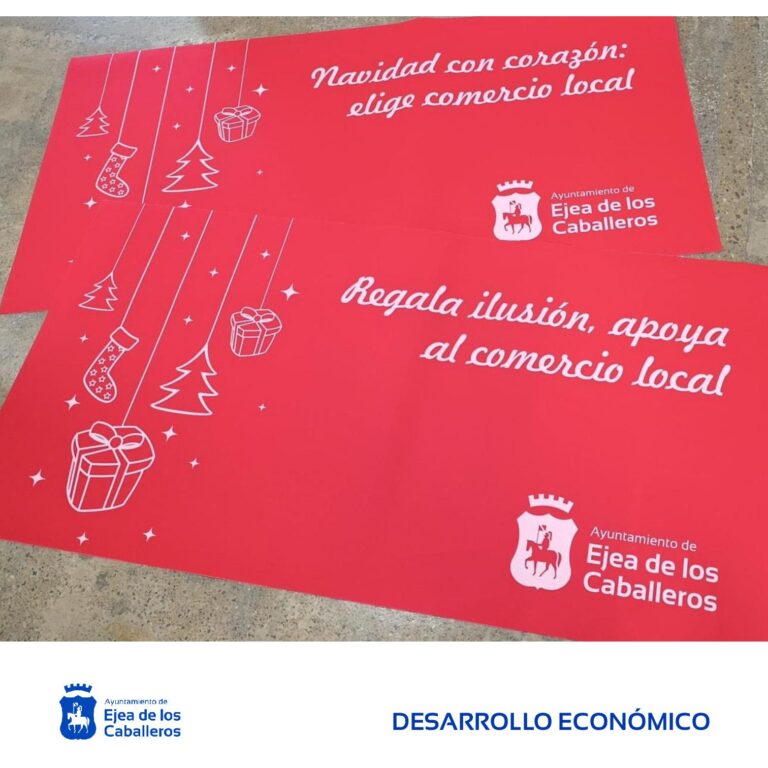 Lee más sobre el artículo El Ayuntamiento de Ejea impulsa una campaña para fomentar las compras navideñas en el comercio local