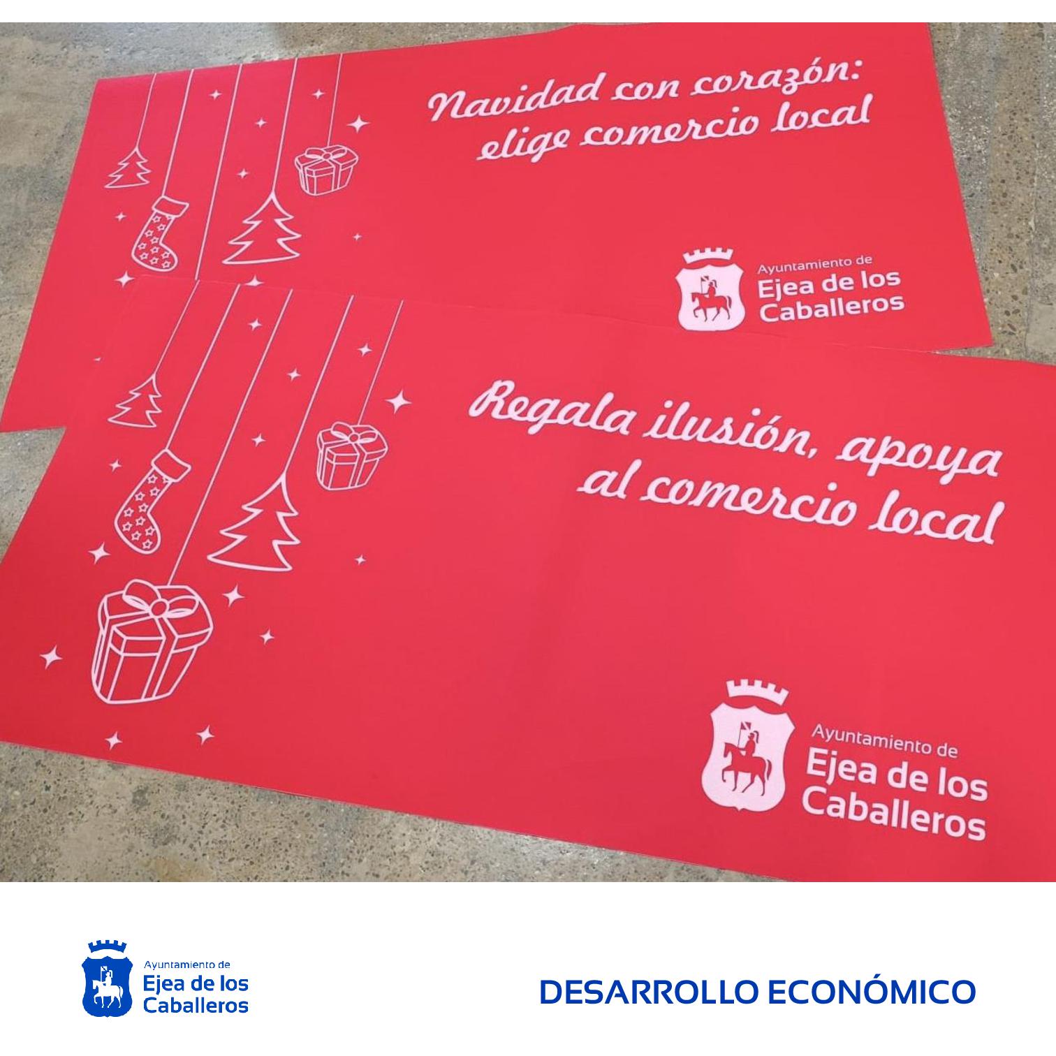 En este momento estás viendo El Ayuntamiento de Ejea impulsa una campaña para fomentar las compras navideñas en el comercio local