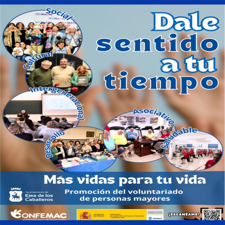 Lee más sobre el artículo CONFEMAC celebra el Día Internacional del Voluntariado con la campaña «Dale sentido a tu tiempo»