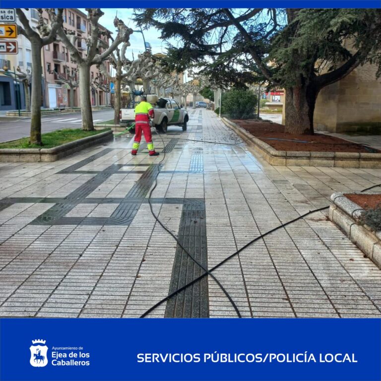 Lee más sobre el artículo Calle a calle: La nueva campaña de limpieza integral del Ayuntamiento de Ejea