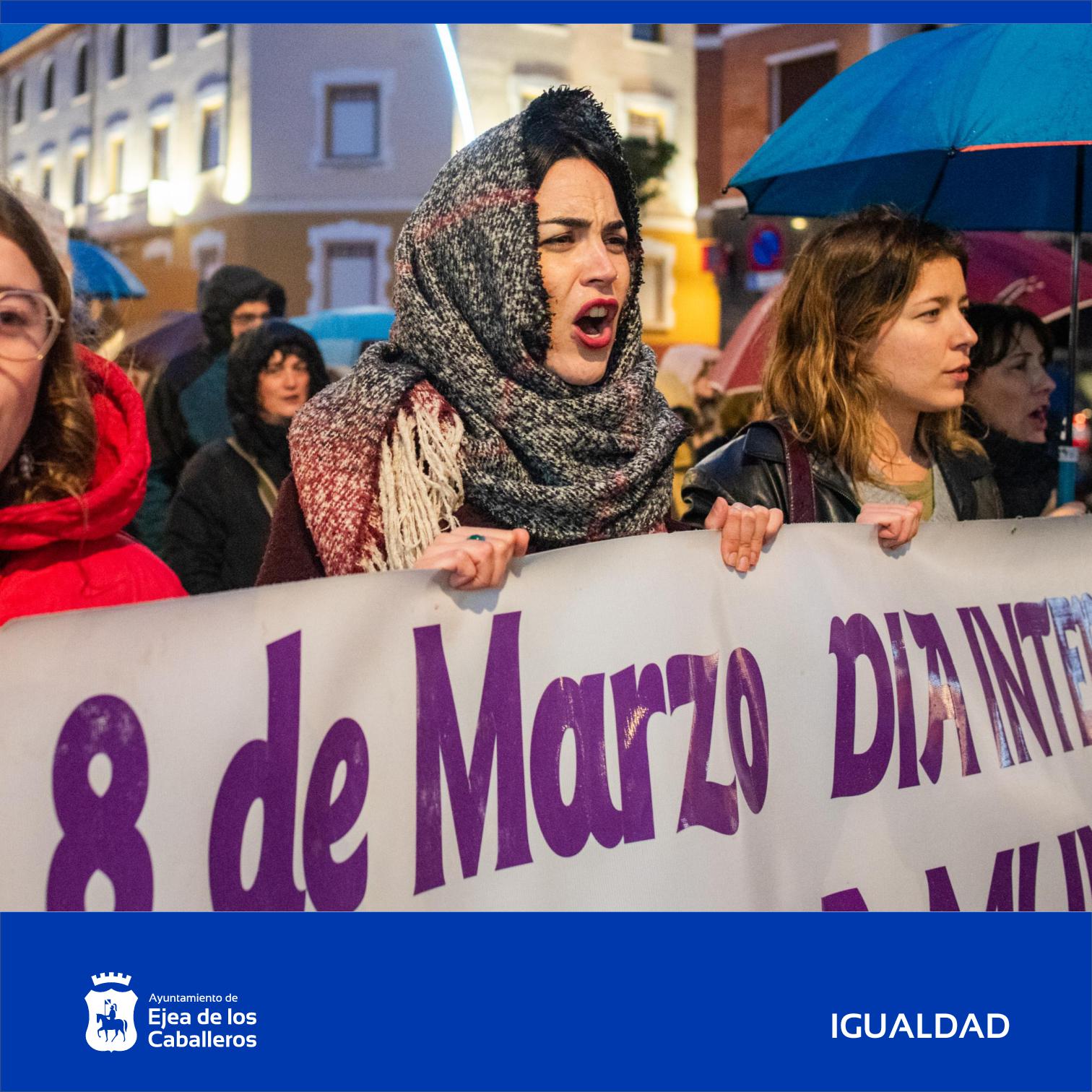 En este momento estás viendo “Los derechos de las mujeres no se tocan”, es el lema de Ejea y sus Pueblos para la celebración del 8M