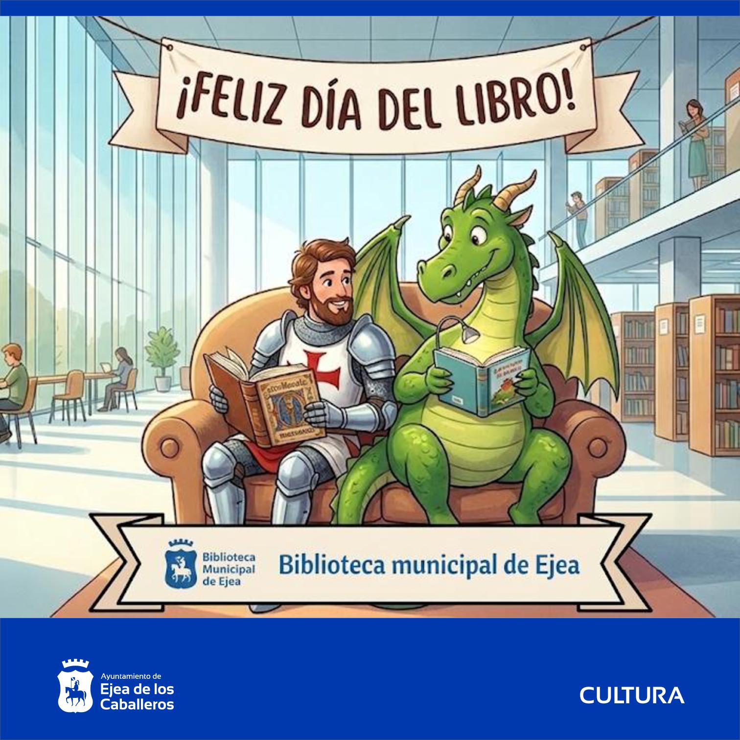 En este momento estás viendo La Biblioteca Municipal de Ejea vuelve a celebrar el Día de Aragón y del Libro y presenta sus novedades