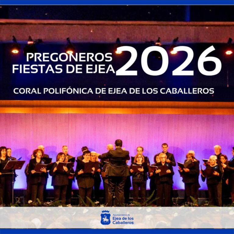 Lee más sobre el artículo La Coral Polifónica Ejea pregonará las Fiestas de la Virgen de la Oliva 2026