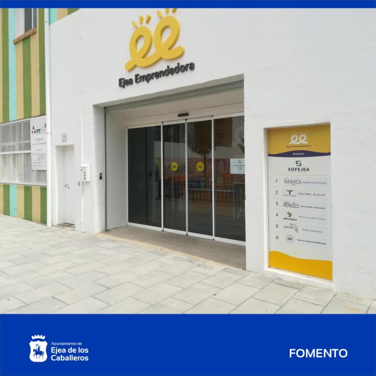 Lee más sobre el artículo El Ayuntamiento de Ejea convoca nuevas ayudas de fomenta de la actividad económica y la creación de empresas