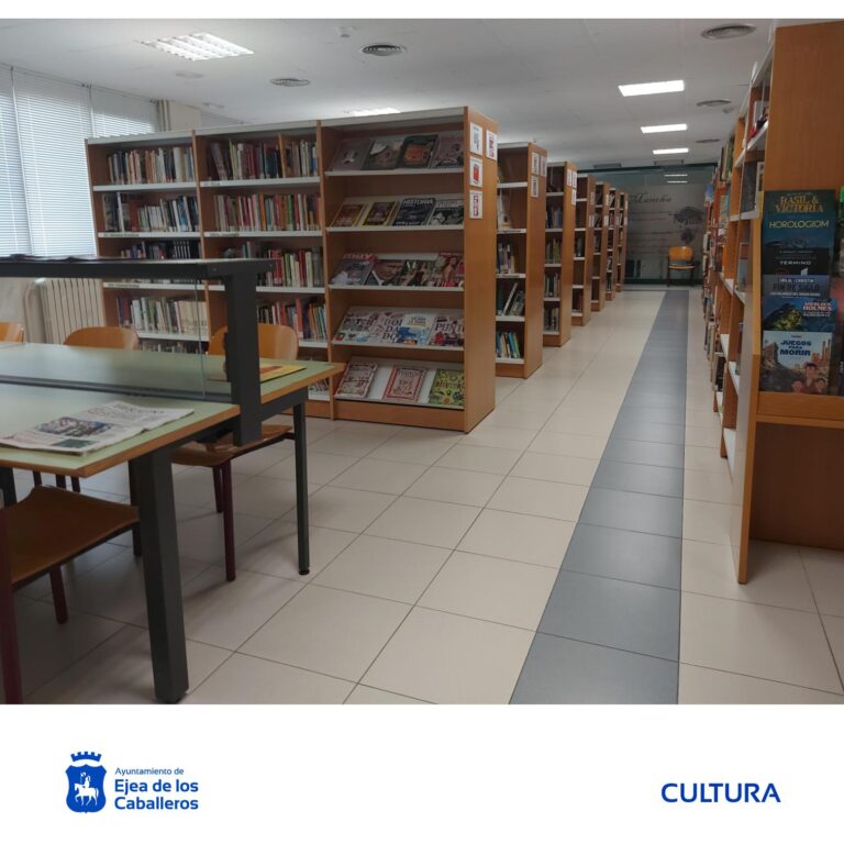 Lee más sobre el artículo El Ayuntamiento de Ejea amplía el horario de estudio de la biblioteca municipal este final de curso