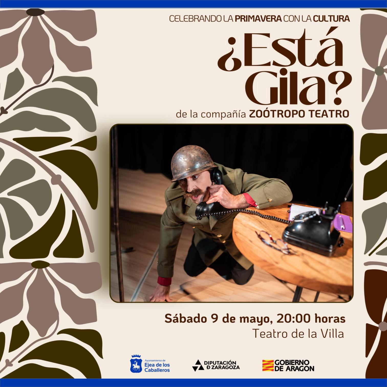 En este momento estás viendo “¿Está Gila?”, un espectáculo de la compañía Zootropo Teatro que, inspirado en Miguel Gila, adapta su humor a las inquietudes de nuestro tiempo