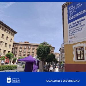 Lee más sobre el artículo Ejea y Pueblos abrazan la diversidad con motivo del Día Internacional del Orgullo LGTBI