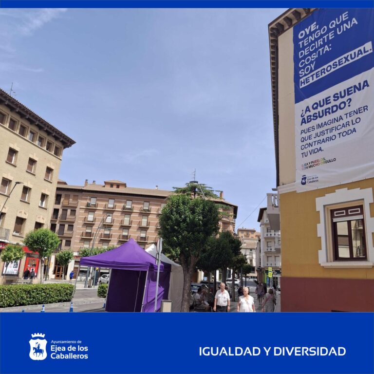 Lee más sobre el artículo Ejea y Pueblos abrazan la diversidad con motivo del Día Internacional del Orgullo LGTBI