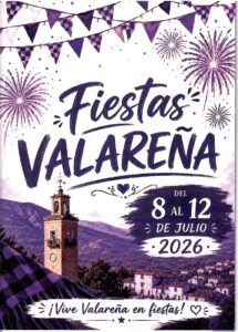 Cartel Fiestas Valareña (12-07-26)