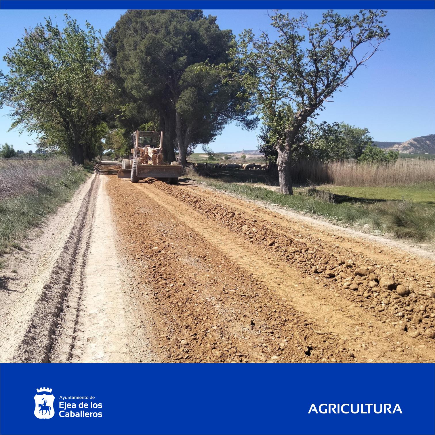 En este momento estás viendo El Ayuntamiento de Ejea continúa invirtiendo en la mejora de caminos rurales en todo el término municipal