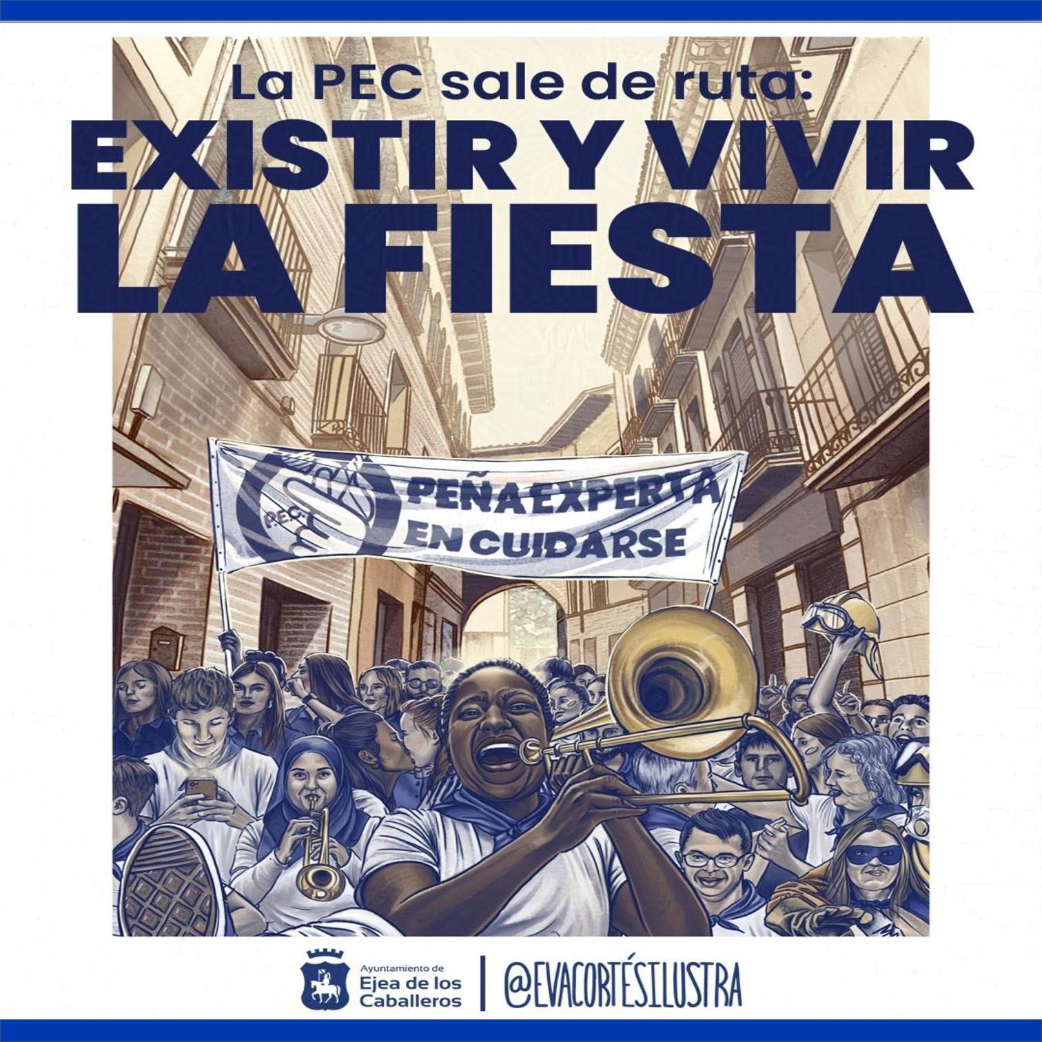 En este momento estás viendo Ejea presenta su campaña de Igualdad para las Fiestas 2026 «Existir y vivir la fiesta»