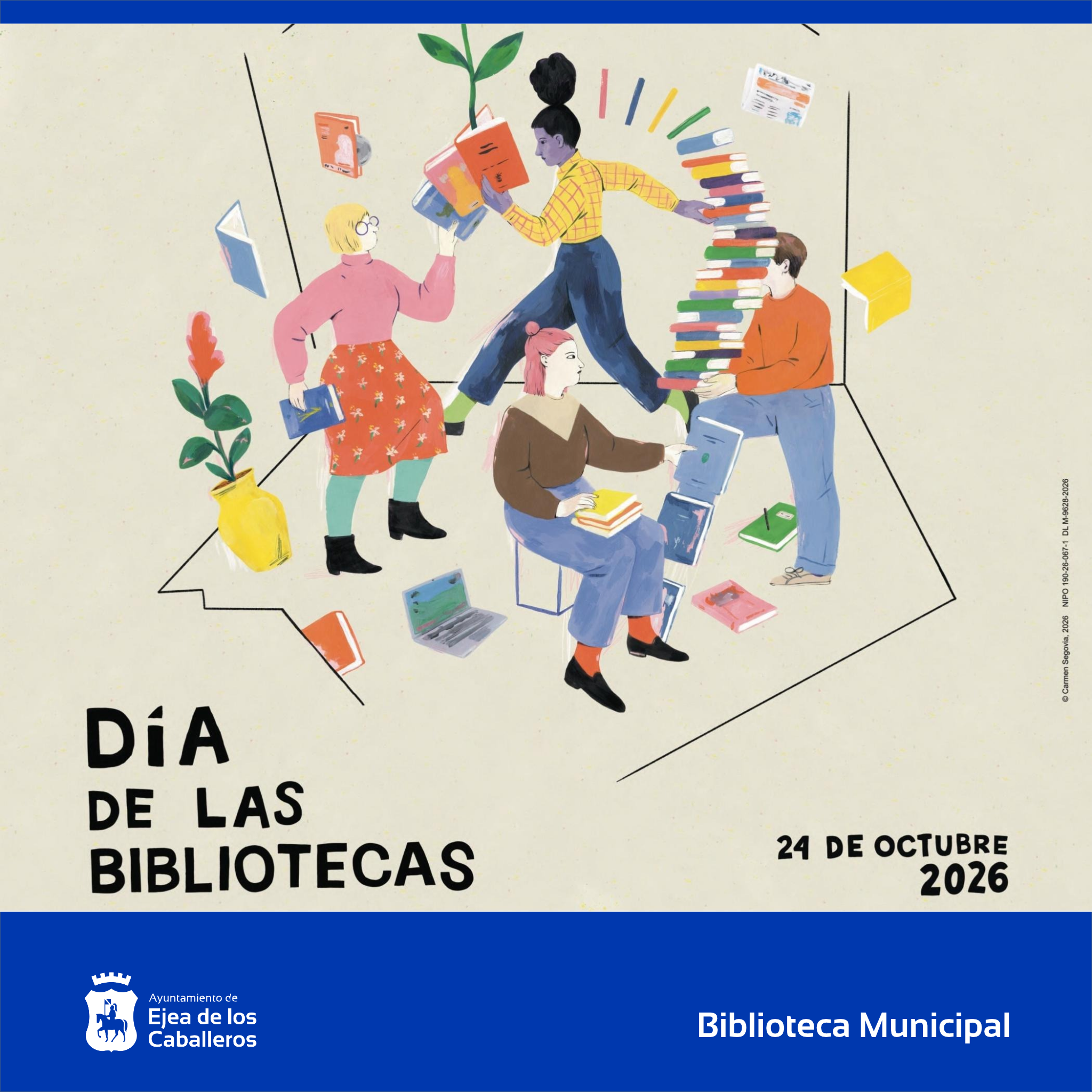 En este momento estás viendo La Biblioteca Municipal de Ejea celebra el “Día Internacional de las Bibliotecas” con diversas actividades.