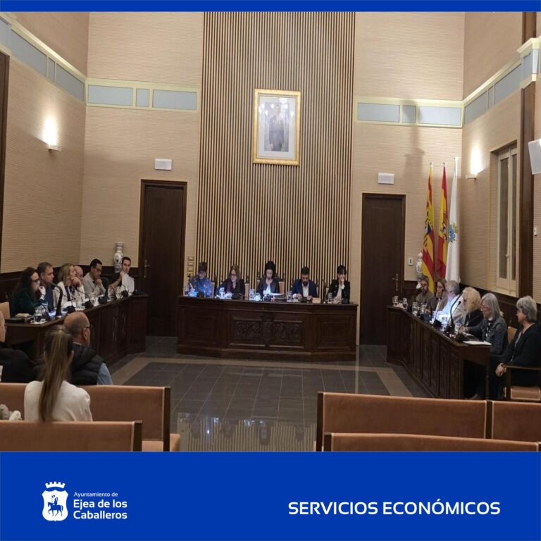 Lee más sobre el artículo El Ayuntamiento de Ejea de los Caballeros aprueba sus ordenanzas fiscales para 2027